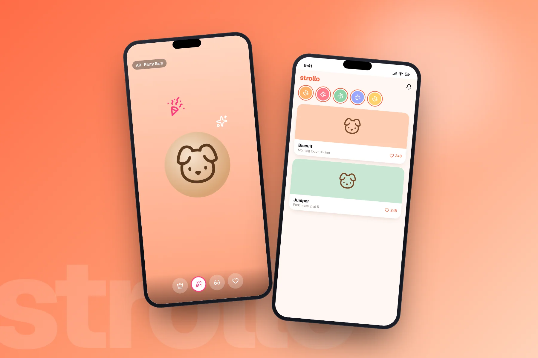 Strollo — A social network for dog owners, with AR built in